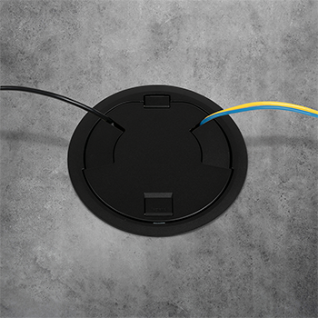 8CTC2BKTR 8 inch Evolution Flush Style Cover Assembly in Black 8CTC2BKTR - Wiremold - 8CTC2BKTR 8 inch Evolution Flush Style Cover Assembly in Black