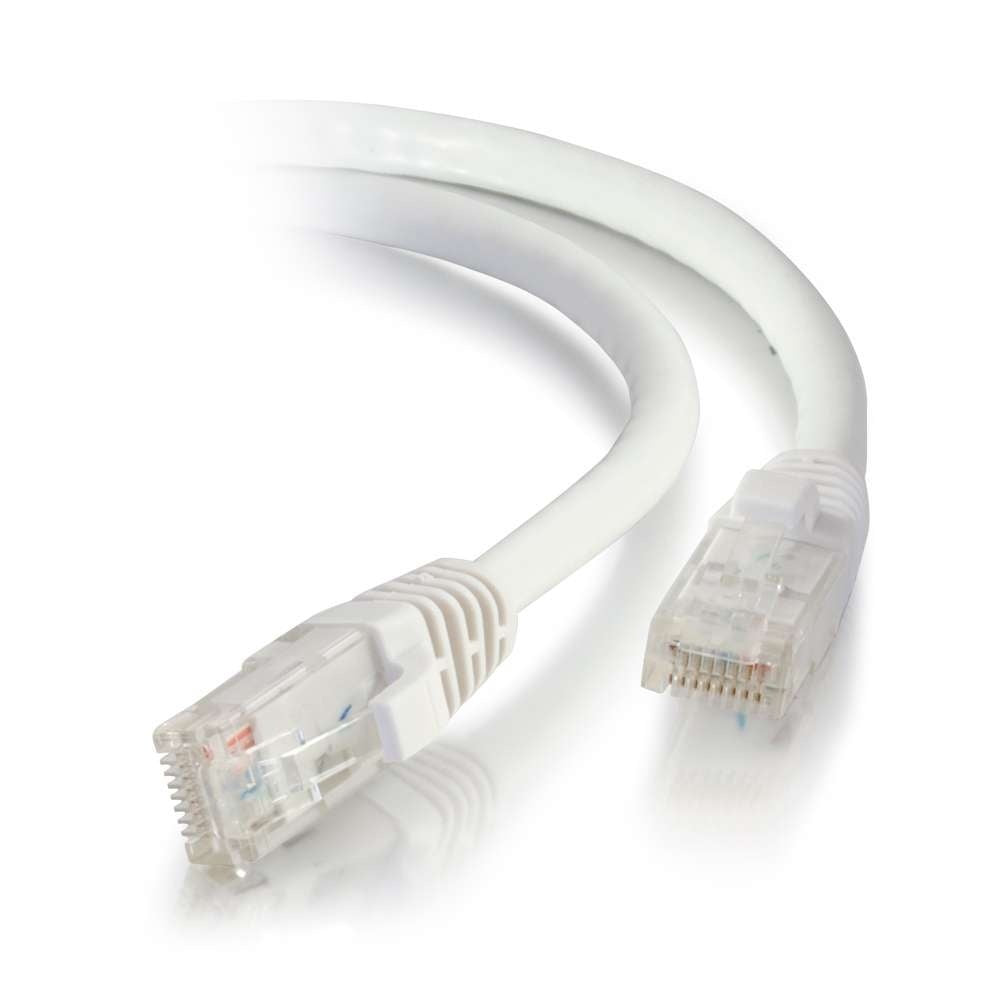 100ft Cat5e Snagless Unshielded UTP Ethernet Network Patch Cable White CG21472 - C2G - 100ft Cat5e Snagless Unshielded UTP Ethernet Network Patch Cable White