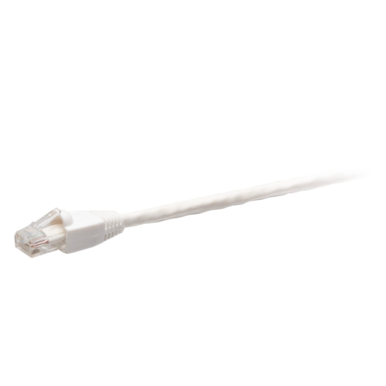 6in (0.15m) TAA Compliant F-Series Cat6 Snagless Unshielded UTP Network Cable White C2G43569 - C2G - 6in (0.15m) TAA Compliant F-Series Cat6 Snagless Unshielded UTP Network Cable White