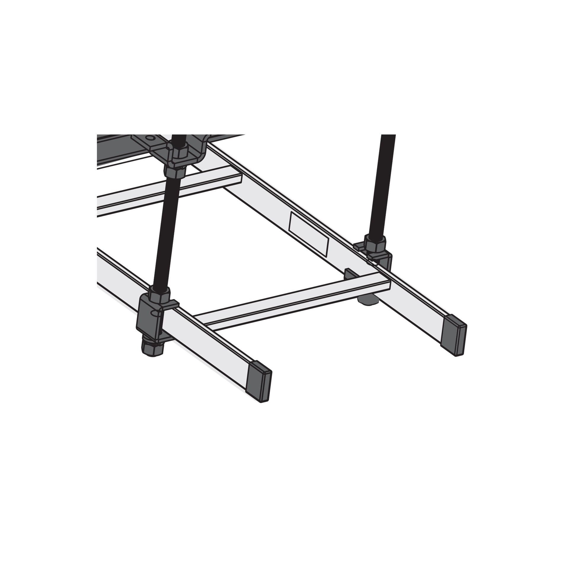 Cable Ladder End Caps 12 Piece CLH-EC-12 - Middle Atlantic - Cable Ladder End Caps 12 Piece