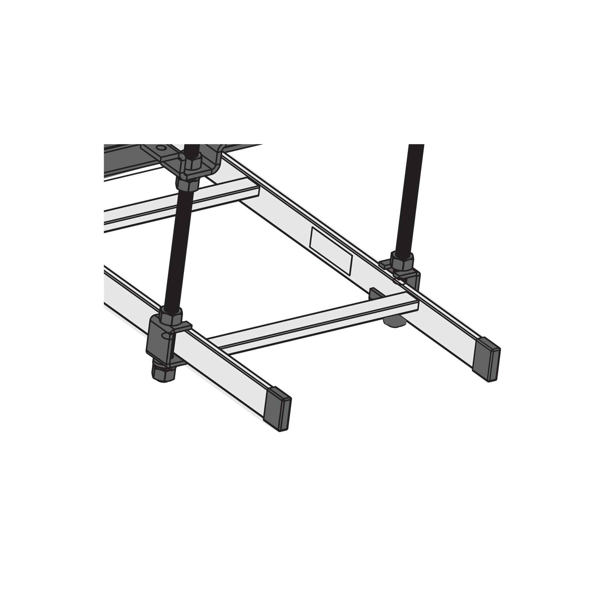Cable Ladder End Caps 12 Piece CLH-EC-12 - Middle Atlantic - Cable Ladder End Caps 12 Piece