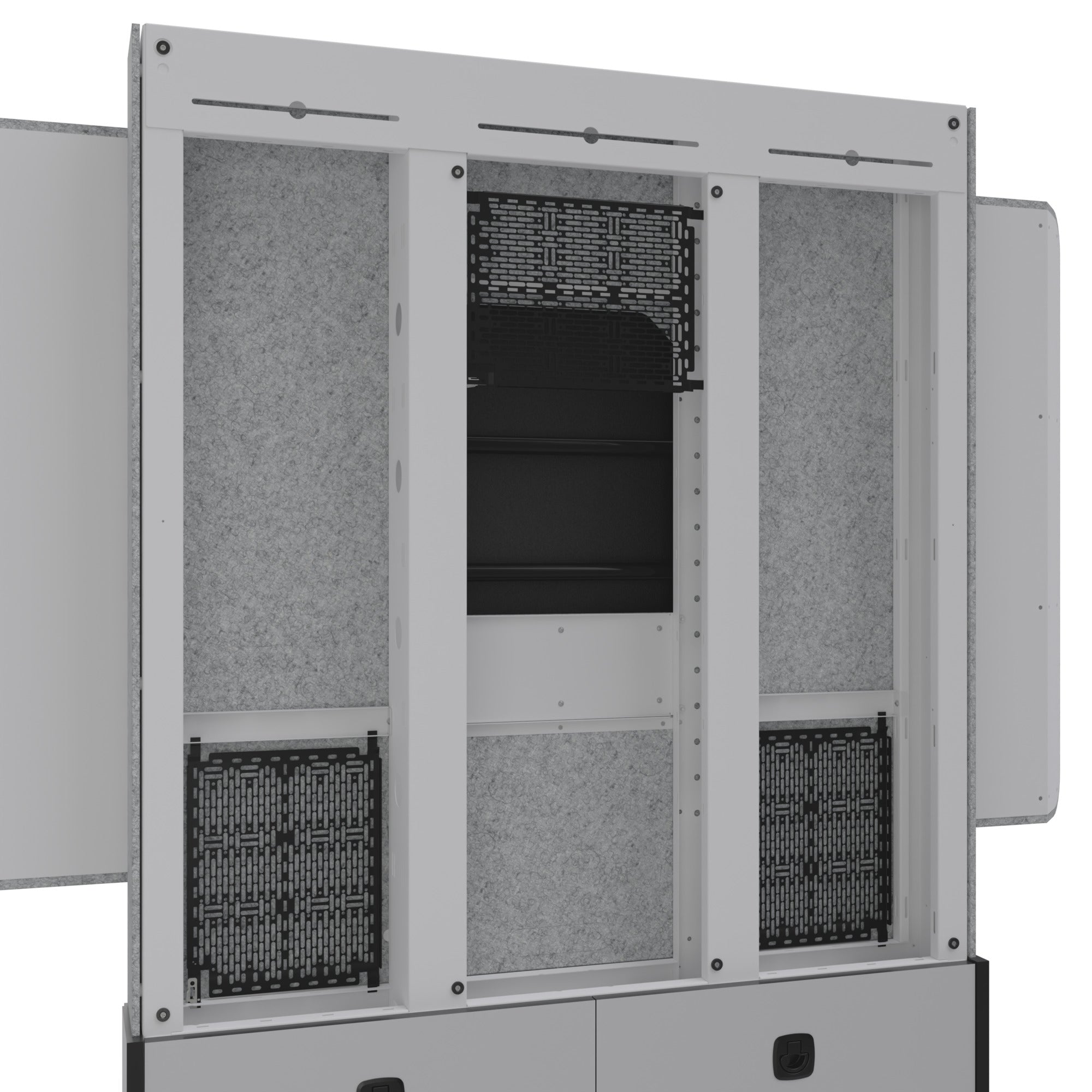 Forum Display Stand Lever Lock Kit DSA-DW-LLKIT1 - Middle Atlantic - Forum Display Stand Lever Lock Kit