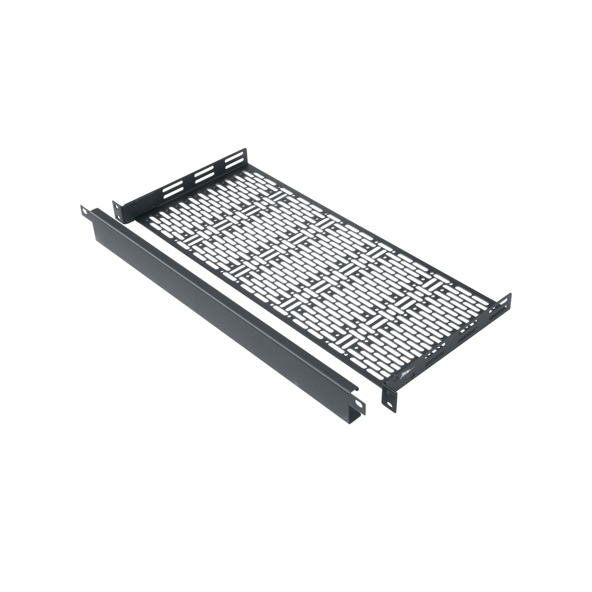 1 RU UFA Rackshelf 8 Inches Deep with 1 RU Faceplate UFA-8-F1 - Middle Atlantic - 1 RU UFA Rackshelf 8 Inches Deep with 1 RU Faceplate