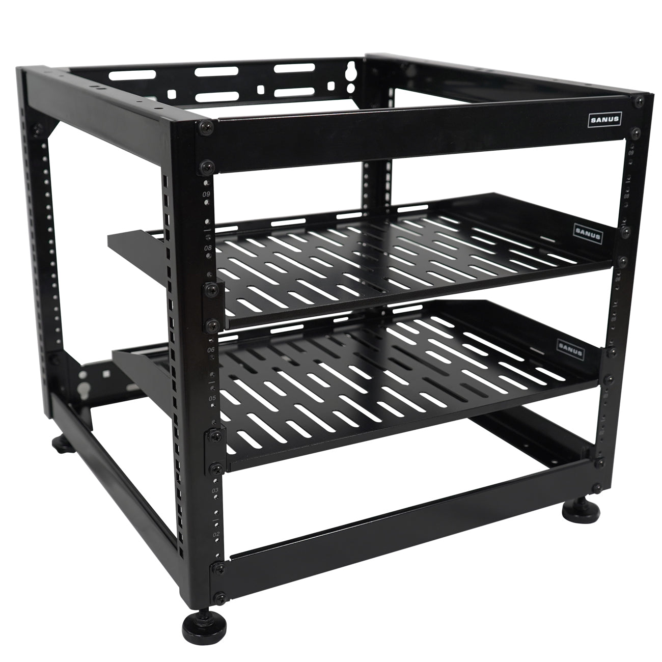CFR1610-B1 - Sanus - 26 Tall AV Rack 10U Stackable Skeleton Rack