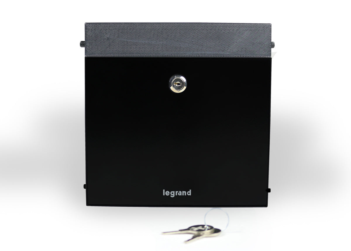 XCSLOCK-BK - Wiremold - XCSLOCKBK Locking Door for Charging Station in Black