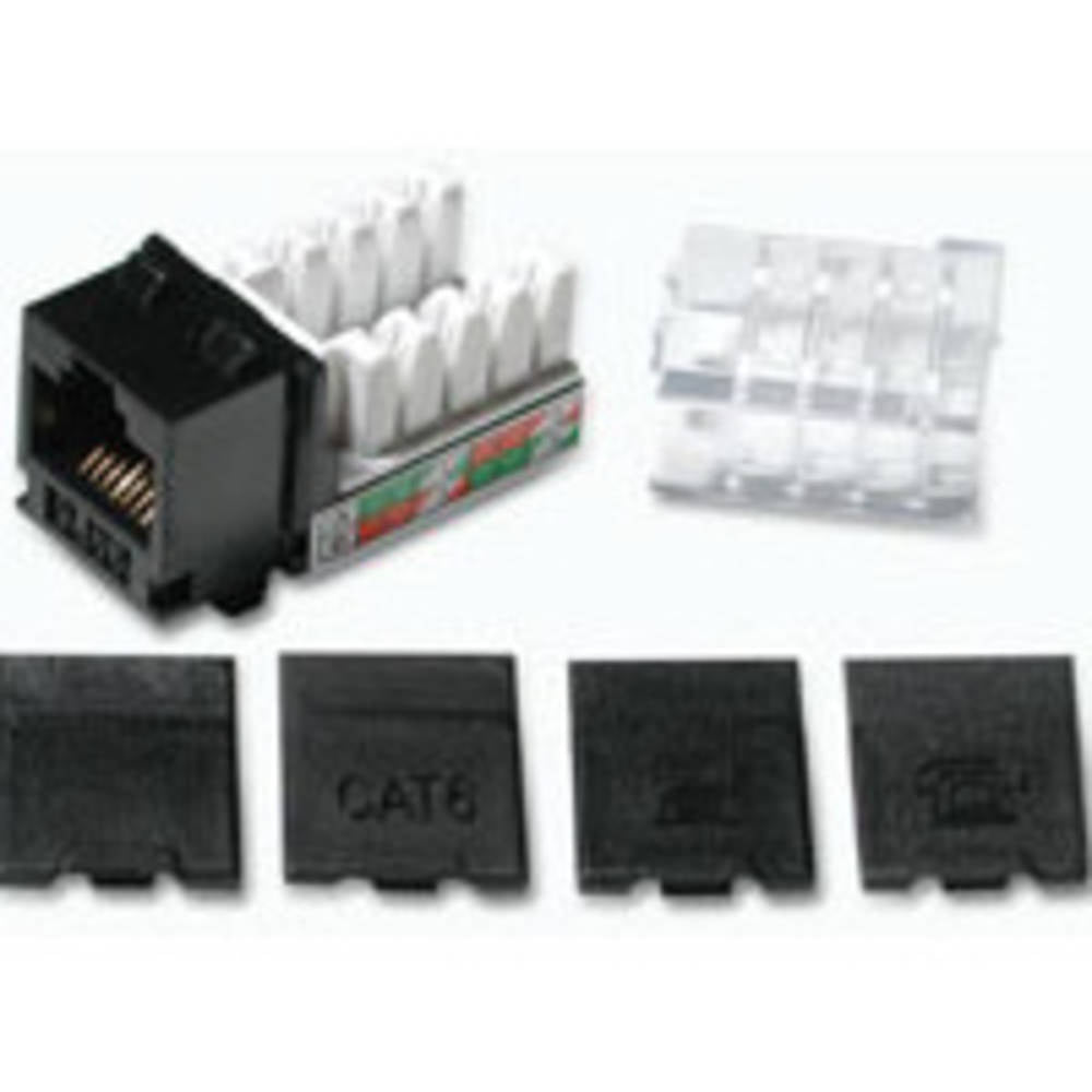 CG29313 - C2G - Cat6 RJ45 UTP Keystone Jack Black