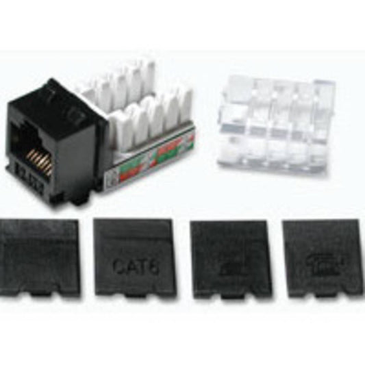 CG29313 - C2G - Cat6 RJ45 UTP Keystone Jack Black