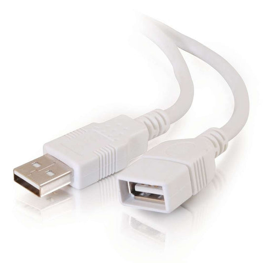 CG19003 - C2G - 1m USB 2.0 A Male to A Female Extension Cable White 33ft