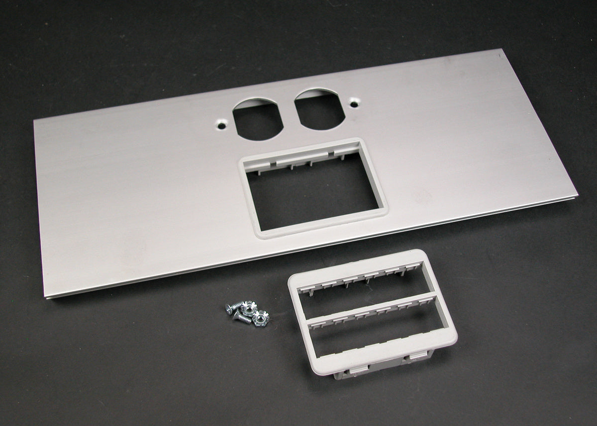 AL5256-DMABRT - Wiremold - AL5256DMABRT Large MultiChannel Raceway Duplex and Ortronics Cover Plate