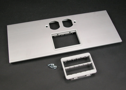 AL5256-DMABRT - Wiremold - AL5256DMABRT Large MultiChannel Raceway Duplex and Ortronics Cover Plate