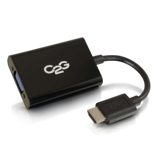 CG41351 - C2G - HDMI Male to VGA and Stereo Audio Female Adapter Converter Dongle