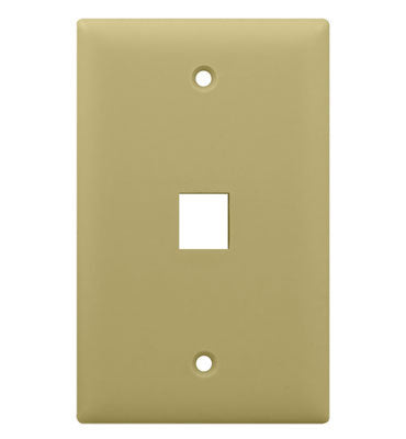 WP3401IV - On-Q - 1Gang 1 Port Wall Plate in Ivory
