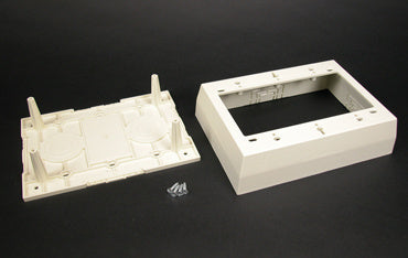 PSB3FW - Wiremold - PSB3FW Eclipse Three Gang Device Box Fitting in Fog White