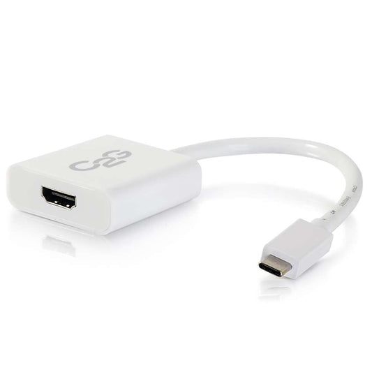 CG29475 - C2G - USB-C to HDMI AudioVideo Adapter Converter 4K 30Hz White