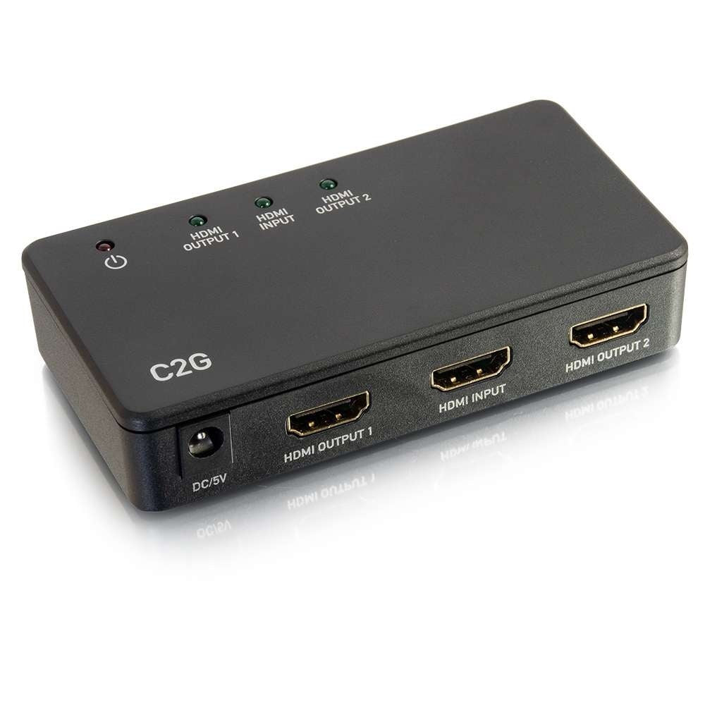 CG41057 - C2G - 2 Port HDMI Distribution Amplifier Splitter 4K 30Hz
