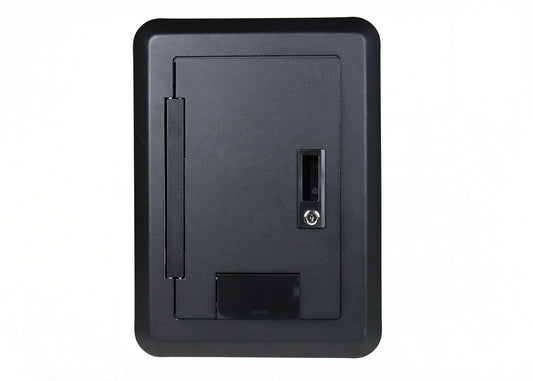EHWBC4-BK - Wiremold - EHWBC4BK Evolution Black Four Gang Hinged Wall Box Cover