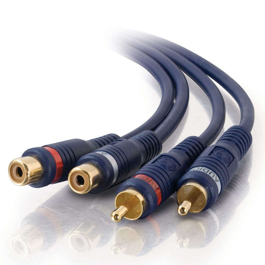 CG13041 - C2G - 12ft Velocity RCA Stereo Audio Extension Cable
