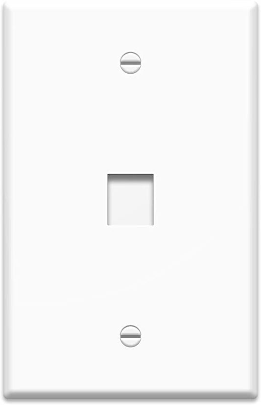 WP3301WH10 - On-Q - 1Gang 1 Port Oversized Wall Plate in White 10 Pack