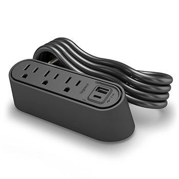 WSPC320CBK - Wiremold - WSPC320CBK Desktop Power Center in Black