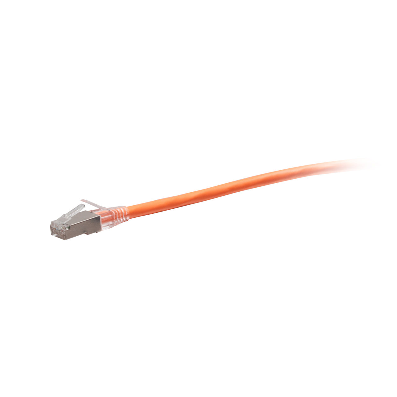 C2G43924 - C2G - 7ft (2.1m) TAA Compliant F-Series Cat6a Snagless Shielded STP Network Cable Orange