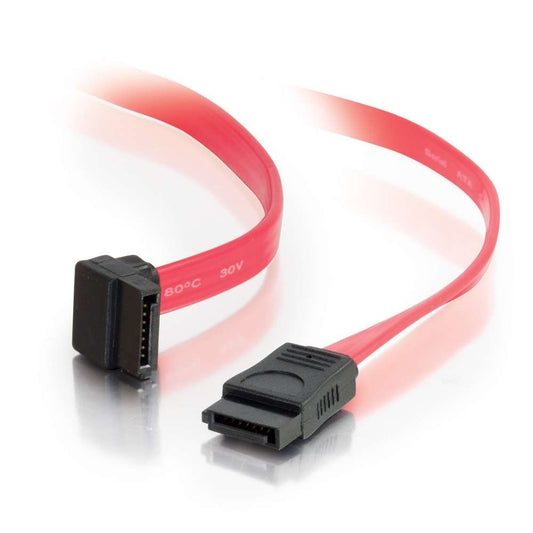 CG10181 - C2G - 18 Inch 7pin 180 to 90 1Device Serial ATA Cable