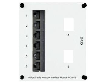 AC1012 - On-Q - 6 Port Cat5e Network Interface Module