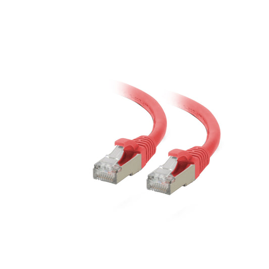 C2G07371 - C2G - 25ft (7.6m) Cat6A Snagless Shielded STP Ethernet Network Patch Cable Red