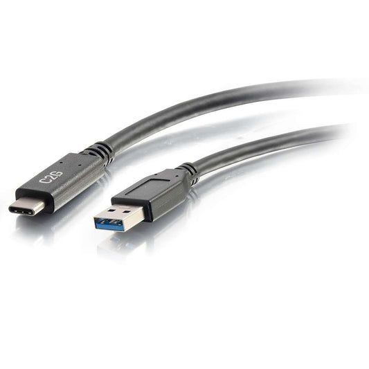 CG28831 - C2G - 3ft USB-C to USB-A SuperSpeed USB 5Gbps Cable M/M Black