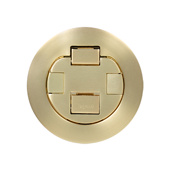 4CTSB - Wiremold - 4CTSB 4 inch Cover Assembly Flush in Satin Brass