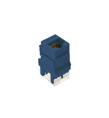 WP3450BE - On-Q - Cat5e RJ45 Keystone Connector in Blue