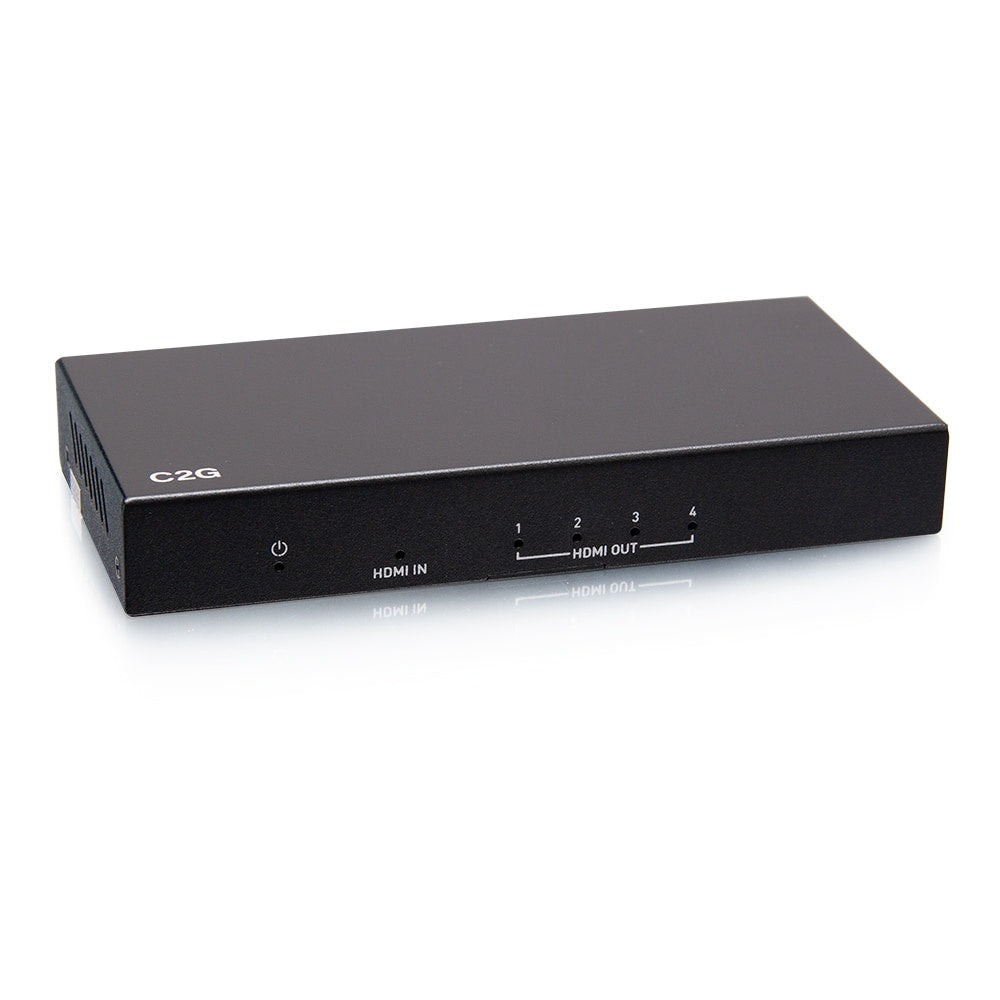 C2G41601 - C2G - 4 Port HDMI Distribution Amplifier Splitter 4K 60Hz
