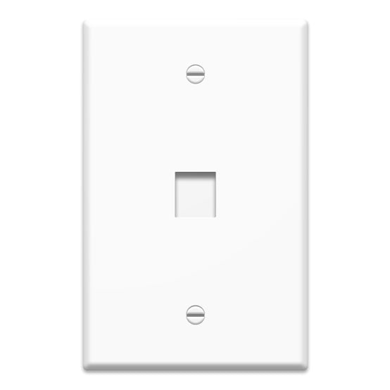 WP3301WH - On-Q - 1Gang 1 Port Oversized Wall Plate in White
