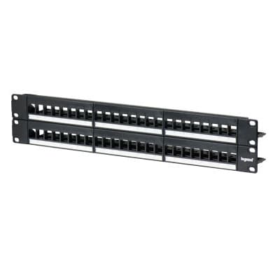 48-Port Keystone Rack Mount Patch Panel