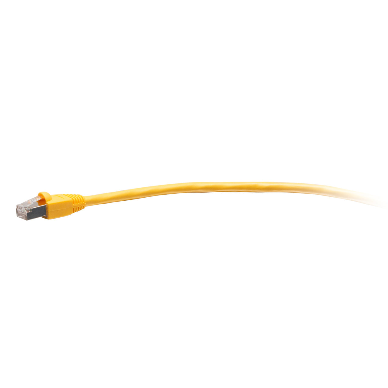 C2G43764 - C2G - 1ft (0.3m) TAA Compliant F-Series Cat6 Snagless Shielded STP Network Cable Yellow