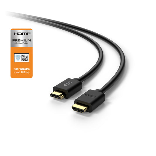 C2G50109 - C2G - 3ft (0.9m) C2G Plus Series TAA Compliant Premium High Speed HDMI Cable with Ethernet 4K 60Hz