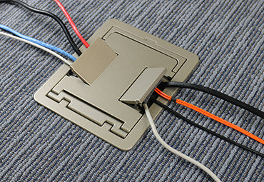 RFB6DP - Wiremold - RFB6DP Duplex Device Plate for RFB6 and RFB6E Style Floor Boxes