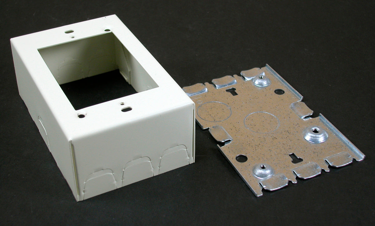 5745WH - Wiremold - 5745WH Combination Switch and Receptacle Box Fitting in White