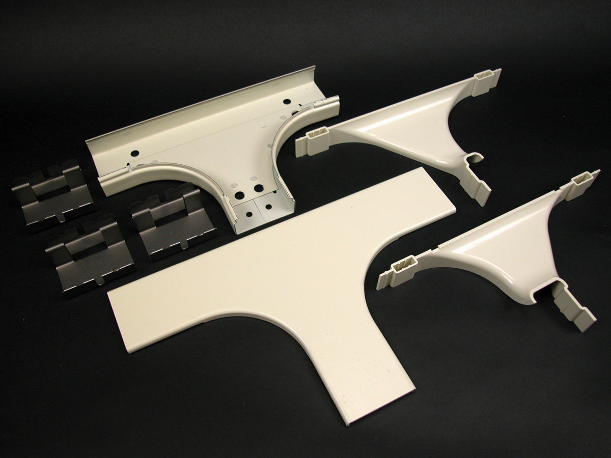 V2415DFO - Wiremold - V2415DFO 2400D Radiused Divided Tee Fitting in Ivory
