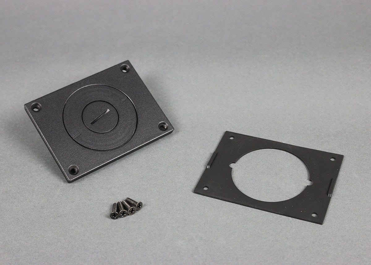 829CKAL-1BK - Wiremold - 829CKAL1BK Communications Cover Plate in Black