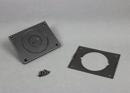 829CKAL-1BK - Wiremold - 829CKAL1BK Communications Cover Plate in Black