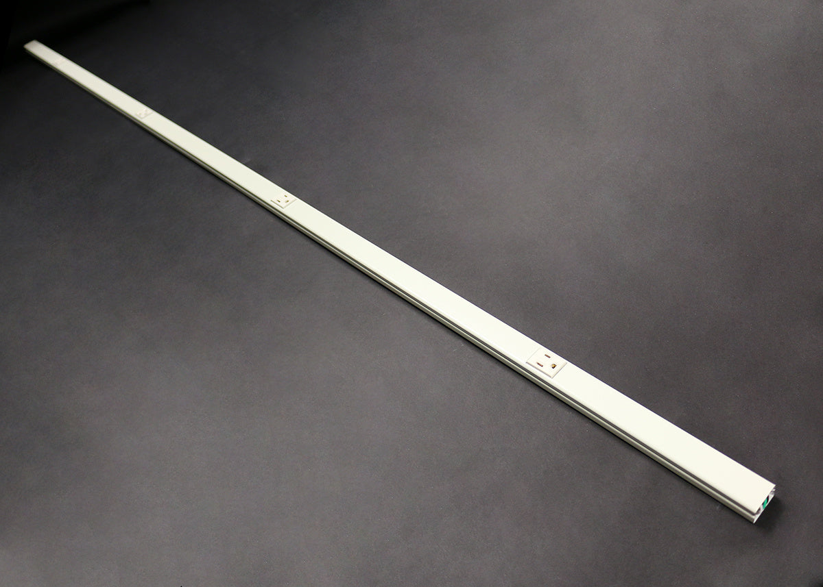V20GB618 - Wiremold - V20GB618 Steel Plugmold Multioutlet System in Ivory