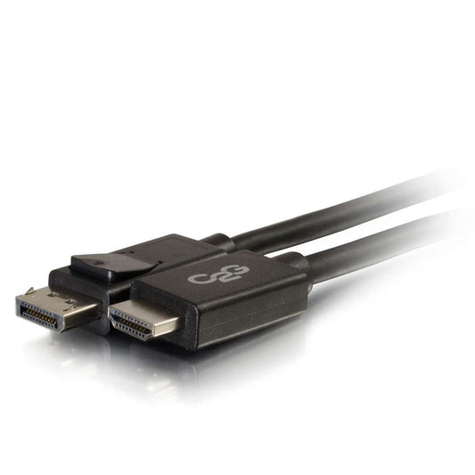 CG54325 - C2G - 3ft DisplayPort Male to HDMI Male Adapter Cable Black