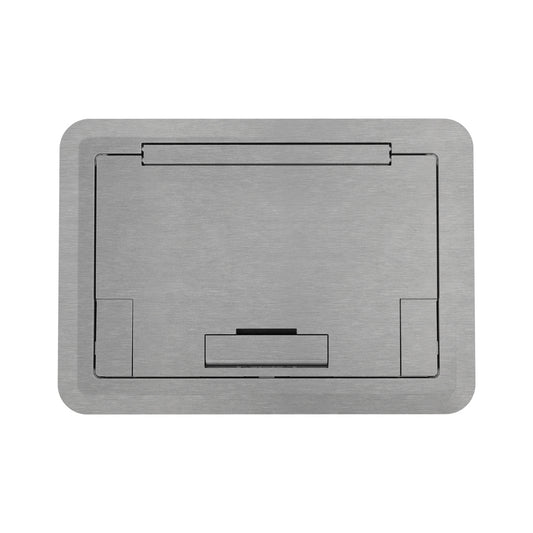 EFB45BTCAA - Wiremold - Evolution EFB45 Surface Style Cover With Solid Lid in Brushed Aluminum