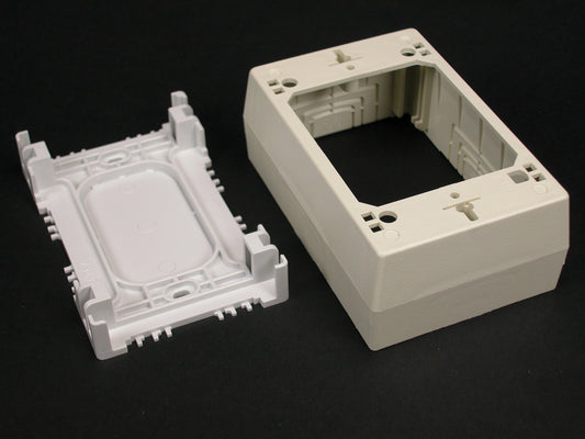 PSB1WH - Wiremold - PSB1WH Eclipse One Gang Device Box Fitting in White