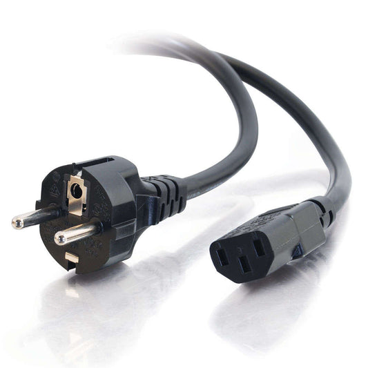 CG03138 - C2G - 25m 14 AWG European Power Cord CEE77 to IEC320C13