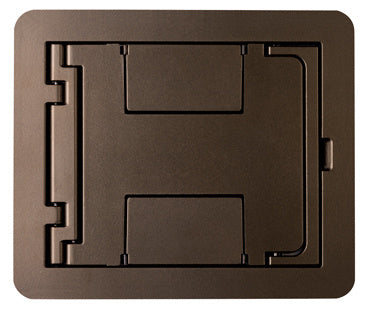 FPBTCBZ - Wiremold - FPBTCBZ FloorPort Blank Cover Assembly in Bronze