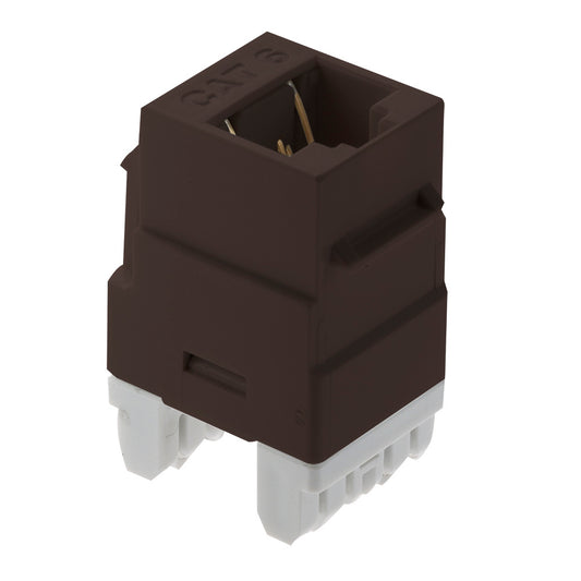 WP3460BR - On-Q - Cat6 RJ45 Keystone Insert in Brown