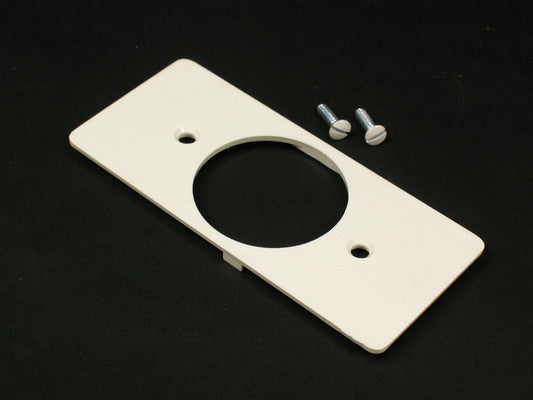 5507T1-G - Wiremold - 5507T1G 5500 Single Receptacle Faceplate Fitting in Gray