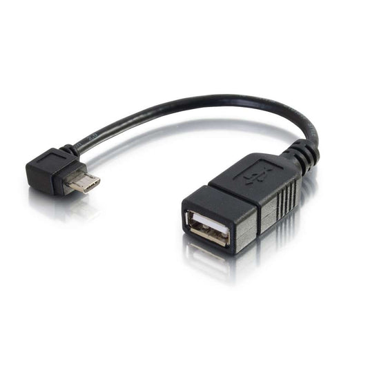 CG27320 - C2G - 6 Inch Mobile Device USB Micro-B to USB Device OTG Adapter Cable