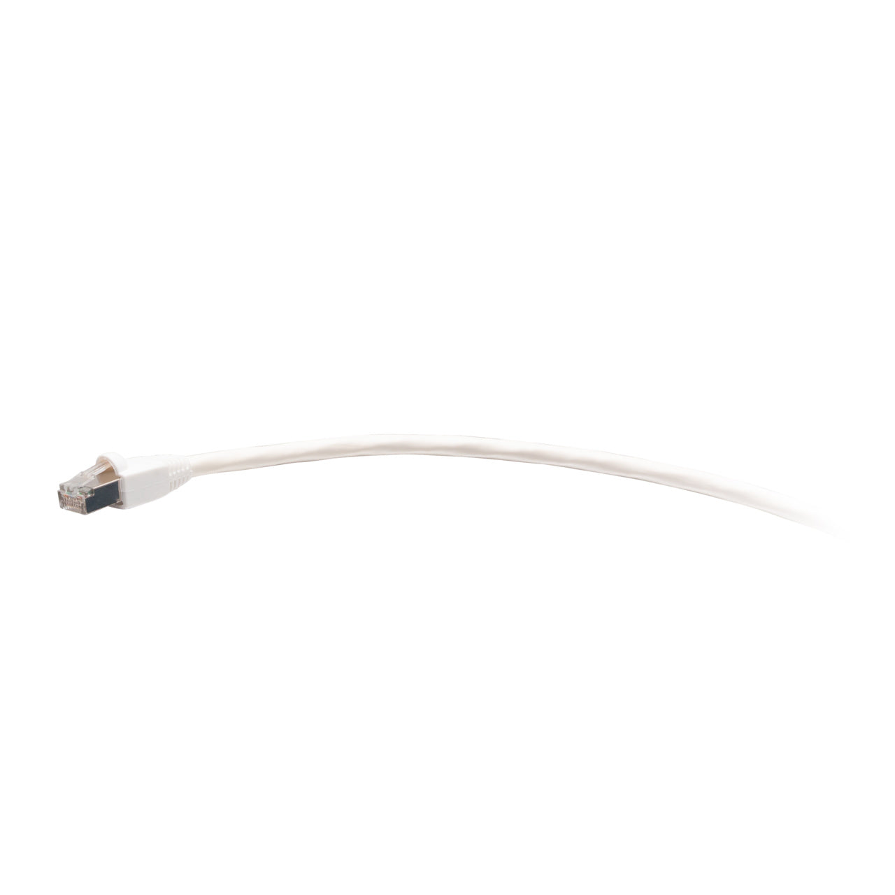 C2G43787 - C2G - 14ft (4.3m) TAA Compliant F-Series Cat6 Snagless Shielded STP Network Cable White